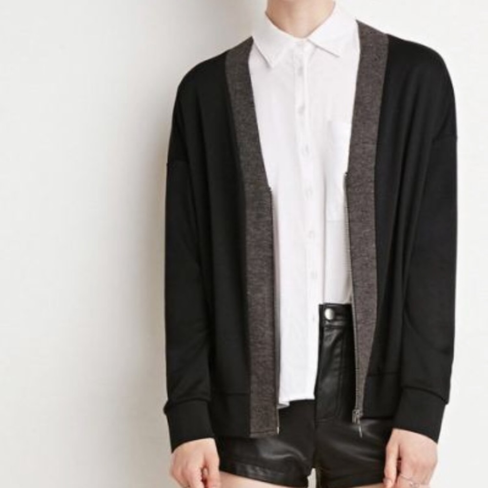 NWT forever21 Contemporary Zippered Jacket